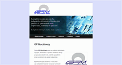 Desktop Screenshot of gfm-profily.cz